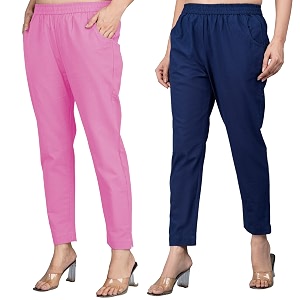 Regular Fit Fully Elastic Waist Ankle Length