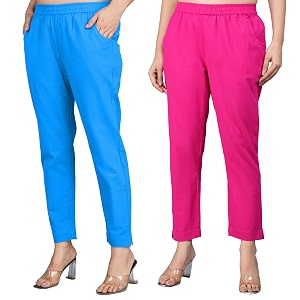 Regular Fit Fully Elastic Waist Ankle Length
