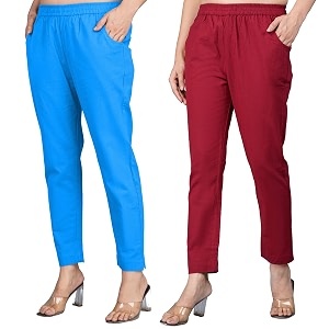 Regular Fit Fully Elastic Waist Ankle Length