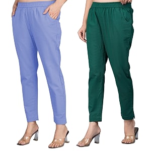 Regular Fit Fully Elastic Waist Ankle Length