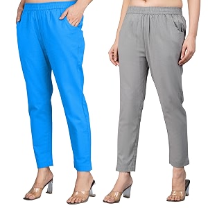 Regular Fit Fully Elastic Waist Ankle Length
