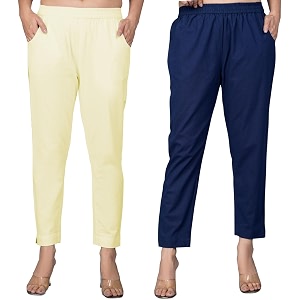 Regular Fit Fully Elastic Waist Ankle Length
