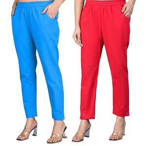 Regular Fit Fully Elastic Waist Ankle Length