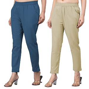 Regular Fit Fully Elastic Waist Ankle Length