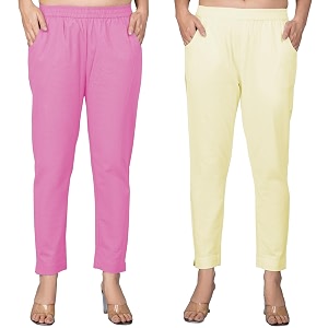 Regular Fit Fully Elastic Waist Ankle Length