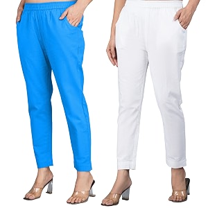 Regular Fit Fully Elastic Waist Ankle Length