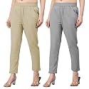 Regular Fit Fully Elastic Waist Ankle Length