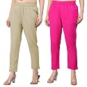 Regular Fit Fully Elastic Waist Ankle Length