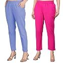 Regular Fit Fully Elastic Waist Ankle Length