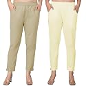 Regular Fit Fully Elastic Waist Ankle Length