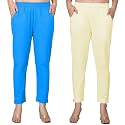 Regular Fit Fully Elastic Waist Ankle Length