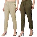 Regular Fit Fully Elastic Waist Ankle Length