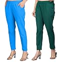 Regular Fit Fully Elastic Waist Ankle Length
