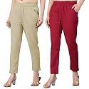 Regular Fit Fully Elastic Waist Ankle Length