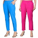Regular Fit Fully Elastic Waist Ankle Length