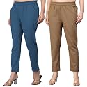 Regular Fit Fully Elastic Waist Ankle Length