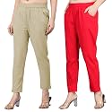Regular Fit Fully Elastic Waist Ankle Length