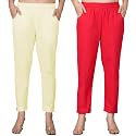 Regular Fit Fully Elastic Waist Ankle Length