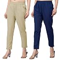 Regular Fit Fully Elastic Waist Ankle Length