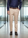 AENT Regular Fit Men Beige Trousers