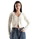Regular Fit Modal V-Neck Front-Open Sweater