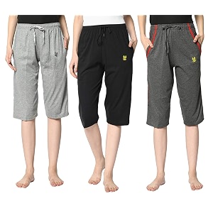 Mack Jonney Regular Fit Women CaprisPack of