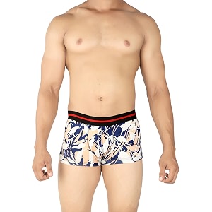 Regular Fit Printed Cotton Trunks for Men
