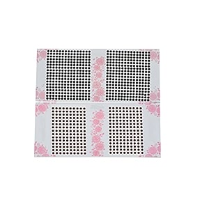 regular plain multi red marron black combo colored round small medium large bindis sticker - bindi for women ladies stylish set of 1 marron size 7 black size 8 pack of 2
