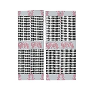 regular plain multi red marron black combo colored round small medium large bindis sticker - bindi for women ladies stylish set of 1 black size 7 pack of 4