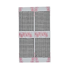 regular plain multi red marron black combo colored round small medium large bindis sticker - bindi for women ladies stylish set of 1 black size 7 pack of 2