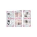 Regular Plain Multi, Red, Marron Black Combo Colored Round Small, Medium, Large Bindis Sticker - (Bindi for Women Ladies Stylish) Set of 1 (Marron Red Multi Size 7 (Pack of 3))