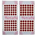 Regular Plain Multi, Red, Marron Black Combo Colored Round Small, Medium, Large Bindis Sticker - (Bindi for Women Ladies Stylish) Set of 1 (Red Size 4 (Pack of 2))