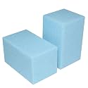 Rehabilitation Advantage Blue Foam Block Hand Exercisers, Set Of 16