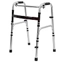 Rehamo Walkie Compact: Lightweight Aluminum 2-Step Folding Walker - Easy Transport, Durable Design, Ideal for Compact Spaces
