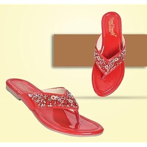 Rehan Traders Stylish Womens Multicolor Flats Snadal