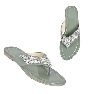 Rehan Traders Stylish Womens Multicolor Flats Snadal