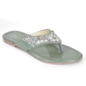 Rehan Traders Stylish Womens Multicolor Flats Snadal