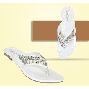 Rehan Traders Stylish Womens Multicolor Flats Snadal