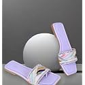 Rehan Traders Stylish Women Pvc Flat Slim