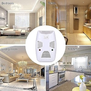 ultrasonic pest repeller to repel rats cockroach mosquito home pest and rodent repelling aid for mosquito cockroaches ants spider insect pest control electric pest repelling white