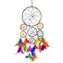 Reiki Crystal Products 7 Chakra Dream Catcher, Wall Hanging Dream Catchers for Positive Energy and Protections 40 x 15 cm (Color : Multi)