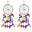 Reiki Crystal Products Combo Dream Catcher for Wall Hanging Attract Positive Dreams &amp; Positive Thinking and Protections Dream Catcher Pack of 2