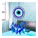 Reiki Crystal Products Evil Eye Dream Catcher Wall Hanging for Positive Energy and Protections 35 x 15 cm Pack of 1