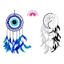 Reiki Crystal Products Wall Hanging Dream Catcher for Positive Energy and Protections - Pack of Combo 2 pc