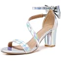Reimferce Comfortable Block Heels for Women: Cushioned Insole