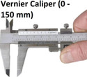 REIOENT Micrometer Non-Digital Caliper High Precision Durable Slide Measuring Vernier Caliper