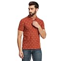 Men39s Cotton Half Sleeves Printed Polo T-shirt-POLO105