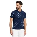 Men39s Cotton Half Sleeves Printed Polo T-shirt-POLO105