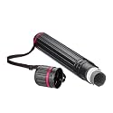Relaxdays Size A0, Transport Posters, Extendable 64-107 cm, Drawing Roll, Black/Pink, 100% Plastic, 64–107 cm