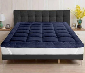 relaxfeel 2 inch 508 cm double size poly fiber stretchable waterproof mattress topper